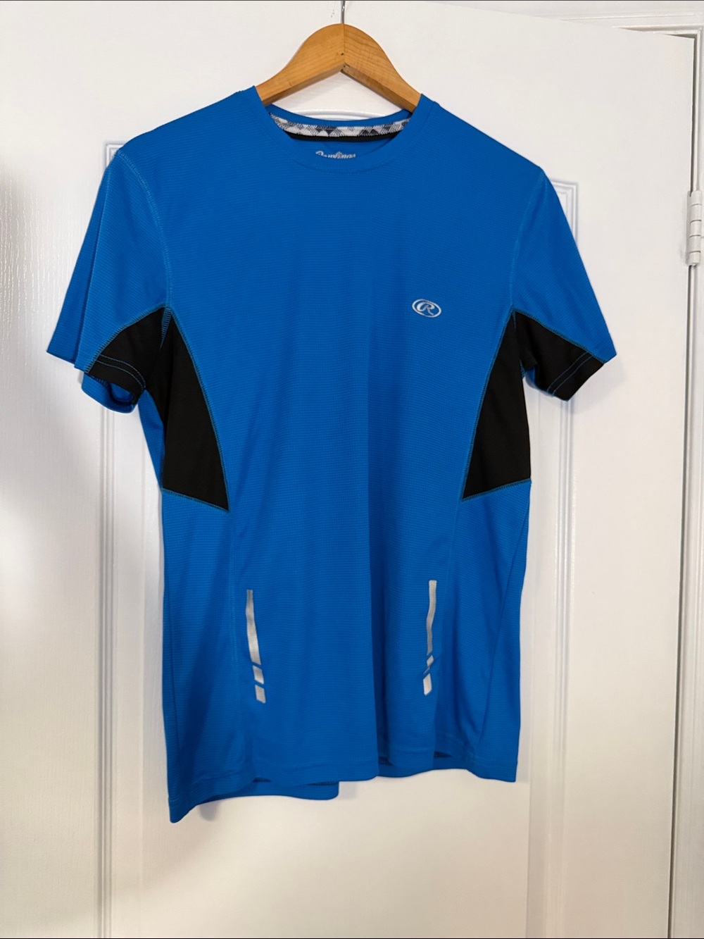 Rawlings Blue Performance T‑Shirt – Youth Fit (Tagged S)